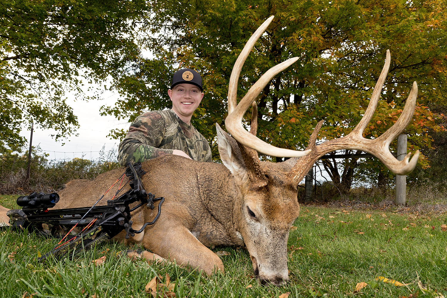 Trophy whitetail hunt in Pike County, Illinois
